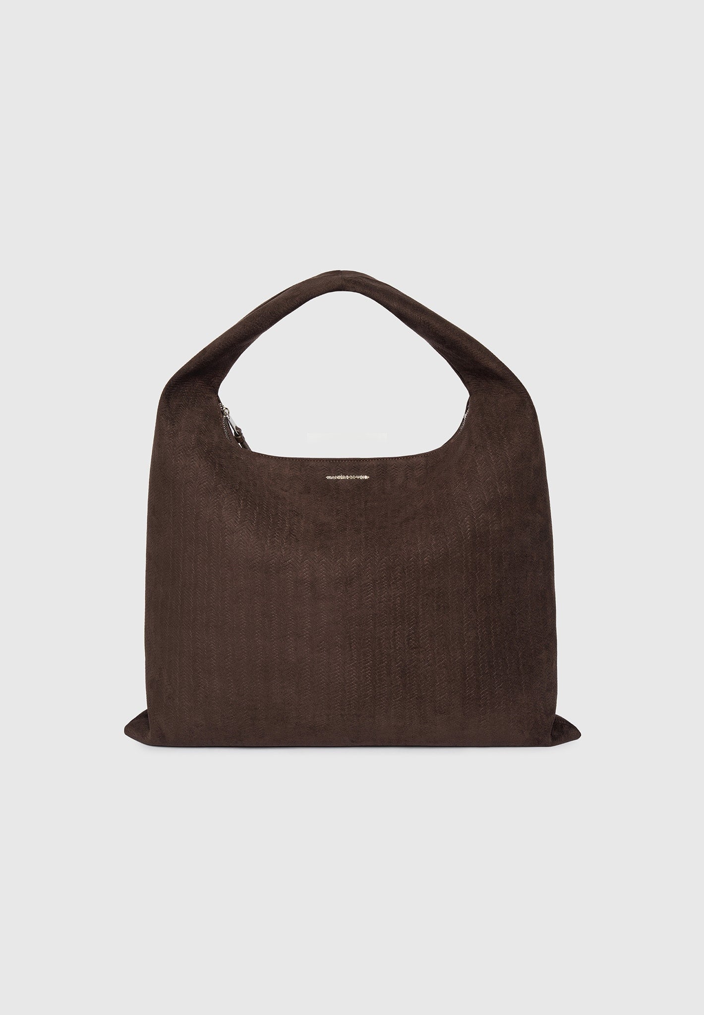 Aubin - Braided Suede Hobo Bag - Brown