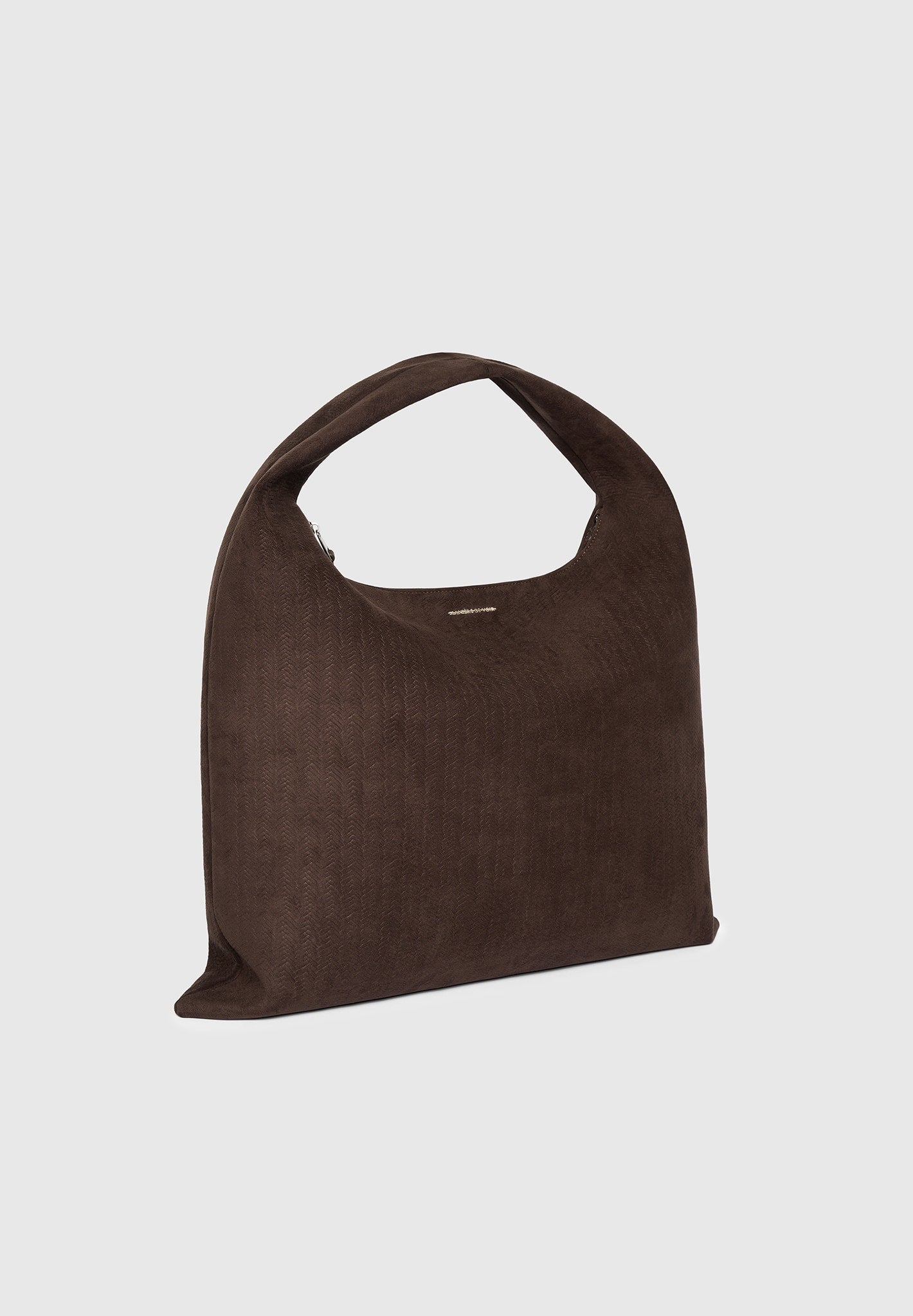 Aubin - Braided Suede Hobo Bag - Brown
