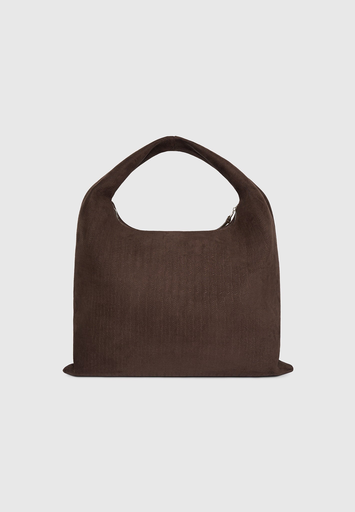 Aubin - Braided Suede Hobo Bag - Brown